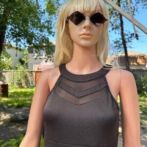 COPY - YSL SL 302 black LISA sunglasses with diamond-shaped lenses